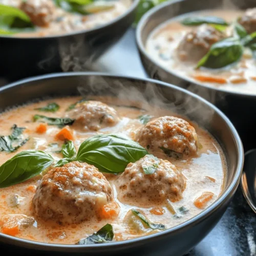 When the chilly winds of winter start to blow, there’s nothing quite like a warm bowl of soup to evoke feelings of comfort and nostalgia. One such dish that beautifully encapsulates warmth and hearty flavors is Creamy Italian Meatball Soup. This delightful recipe is more than just a meal; it's a culinary hug in a bowl, combining the rich and savory elements of Italian cooking with the satisfying textures of tender meatballs, fresh vegetables, and creamy broth.