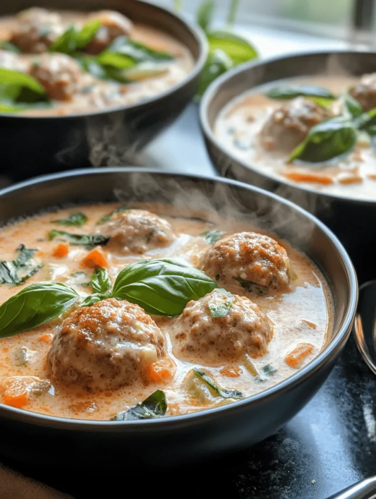 When the chilly winds of winter start to blow, there’s nothing quite like a warm bowl of soup to evoke feelings of comfort and nostalgia. One such dish that beautifully encapsulates warmth and hearty flavors is Creamy Italian Meatball Soup. This delightful recipe is more than just a meal; it's a culinary hug in a bowl, combining the rich and savory elements of Italian cooking with the satisfying textures of tender meatballs, fresh vegetables, and creamy broth.