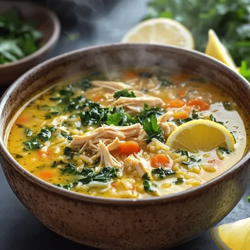 As the seasons change and the chill of winter sets in, there’s nothing quite as comforting as a steaming bowl of homemade soup. Picture this: tender pieces of chicken swimming in a vibrant, golden broth, infused with the aromatic warmth of ginger and turmeric, complemented by the zesty brightness of lemon. Enter the Lemon Ginger Turmeric Chicken and Rice Soup—a wholesome dish that not only nourishes the body but also delights the senses.