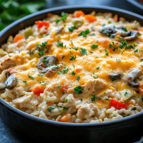 The hustle and bustle of daily life can often leave little time for elaborate cooking, which is why the "Dump and Go" style of cooking has gained immense popularity among busy families and individuals alike. The One-Pot Wonder: Dump and Go Crockpot Chicken and Rice Casserole perfectly embodies this cooking philosophy. This hearty casserole is not only convenient to prepare, but it also delivers a comforting, savory meal that the entire family will love. With just a few simple steps, you can create a delicious dish that offers an abundance of flavor while minimizing the chaos in your kitchen.