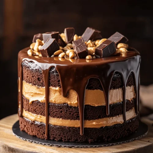 When it comes to desserts, few things are as universally adored as chocolate. Its rich, velvety texture and deep, indulgent flavor have made it a staple in kitchens around the world. Among the myriad of chocolate desserts, cakes reign supreme, offering both a comforting and celebratory element to any occasion. Today, we invite you to discover a show-stopping dessert that combines the best of chocolate with the delightful crunch of candy. Introducing the Best Chocolate Snickers Cake—a decadent treat that will tantalize your taste buds and leave your guests clamoring for seconds.
