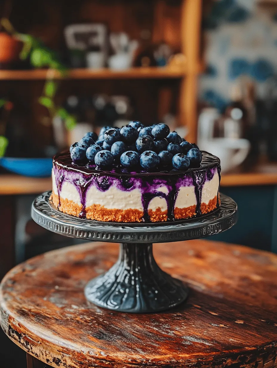 Inspired by the enchanting world of Harry Potter, the Ravenclaw Midnight Blueberry Cheesecake is a delightful dessert that pays homage to one of the most beloved houses at Hogwarts. Known for its values of intelligence, creativity, and wisdom, Ravenclaw is represented by the colors blue and bronze, which are beautifully reflected in this decadent cheesecake. The deep, rich hues of blueberries combined with a creamy filling create not only a feast for the palate but also a stunning visual centerpiece that is sure to impress.