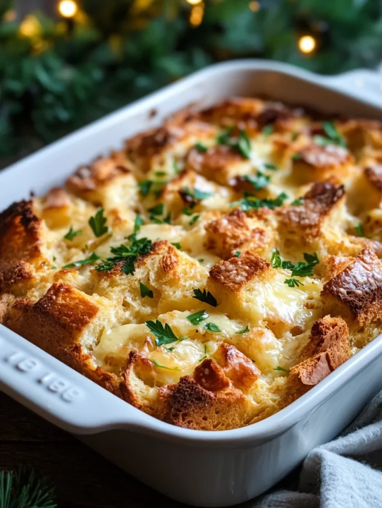 As the holiday season approaches, so does the opportunity to gather around the table with loved ones, sharing not only meals but also moments that create lasting memories. Among the many culinary delights that grace our holiday tables, Festive Gruyère Holiday Bread Pudding stands out as a comforting, savory dish that harmoniously blends tradition with modern flavors. This dish is more than a side; it can be the star of your holiday feast, effortlessly transitioning from casual family dinners to festive celebrations.