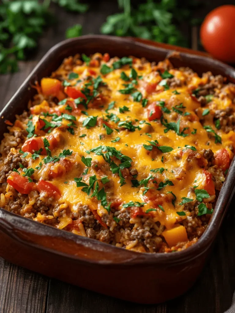 When it comes to hearty family meals, few dishes hold as much comfort and nostalgia as a savory ground beef and rice casserole. This all-in-one meal is not only satisfying but also incredibly convenient for busy weeknights. Casseroles, by their very nature, are designed to bring families together around a warm, home-cooked dinner table, making them a staple in many households. They combine protein, carbohydrates, and a medley of vegetables, offering a balanced option that nourishes both body and soul.
