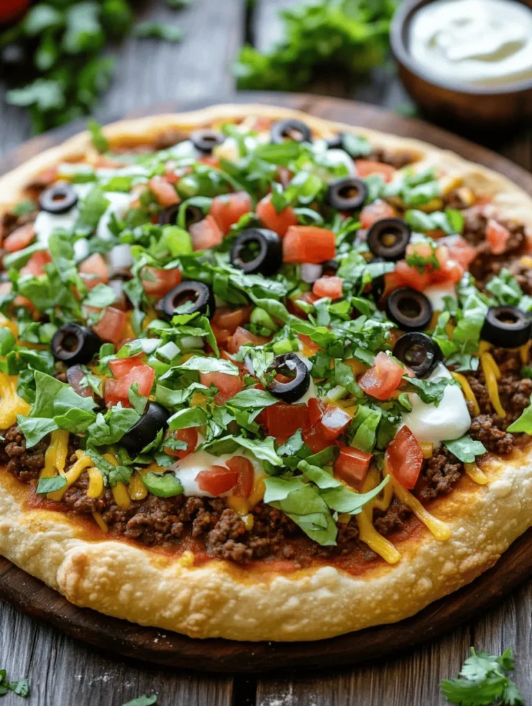 Taco Pizza is a fascinating fusion of Mexican and Italian cuisines, bringing together the best of both worlds. This delightful dish originated in the United States, where creative cooks sought to combine their favorite foods into something new and exciting. The rise of taco pizza can be traced back to the 1970s, when people began experimenting with toppings and crusts as pizza became a staple in American households.
