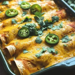 Enchiladas hold a special place in festive cooking, particularly in many Latin American cultures where they are often served during celebrations and family gatherings. Their origins can be traced back to ancient times, where tortillas filled with various ingredients were a staple. Today, enchiladas continue to evolve, adapting to diverse tastes and preferences.