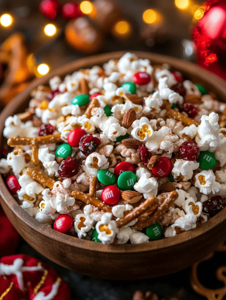 The holiday season is a time of joy, celebration, and, of course, indulgent treats. As families and friends gather to share laughter and create memories, the right snacks can elevate any festive occasion. One such treat that embodies the spirit of the season is the Merry Munchies Snack Mix. This delightful concoction is not just another snack; it’s a vibrant medley of flavors and textures that perfectly balances sweet and salty notes, making it an ideal companion for holiday parties, cozy movie nights, or as a thoughtful gift for loved ones.