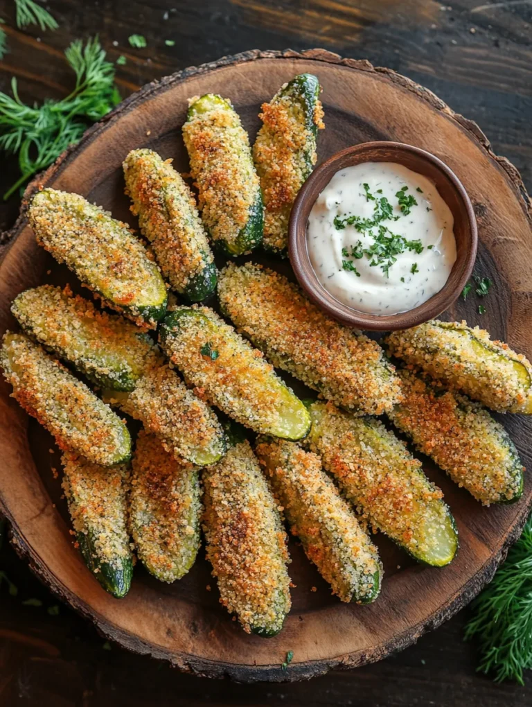 Crispy oven pickles are a delightful twist on a classic snack that provides a satisfying crunch while remaining healthier than traditional fried options. This innovative recipe transforms your average dill pickle into a crispy, flavorful treat that is perfect for various occasions—whether as an appetizer at a dinner party, a fun snack during a game day gathering, or simply a tasty alternative when you crave something crispy.