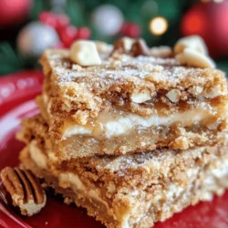 As the holiday season approaches, the spirit of Christmas begins to fill our homes with warmth, joy, and delightful aromas wafting from the kitchen. One of the most cherished traditions during this festive time is baking, where families gather to create sweet treats that not only satiate cravings but also create lasting memories. Among the host of holiday confections, the Caramel Snickerdoodle Christmas Bars stand out as a must-try recipe that combines the classic flavors of snickerdoodle cookies with a rich, gooey layer of caramel. These bars are not just a dessert; they are an embodiment of holiday cheer, perfect for sharing at gatherings or enjoying with loved ones by the fireplace.