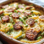 Every great casserole starts with quality ingredients. Let’s explore the core components of the Easy Sausage Green Bean Potato Casserole to understand what makes this dish so special.