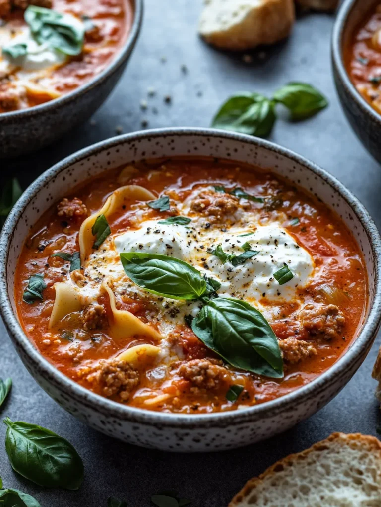 One-pot meals have become increasingly popular for good reason. They save time, reduce kitchen chaos, and make cleanup a breeze. This is especially important during the holiday season when your attention is pulled in multiple directions—decorating the house, wrapping gifts, and attending festive gatherings. With a one-pot meal like this lasagna soup, you can focus on what truly matters: spending quality time with loved ones.