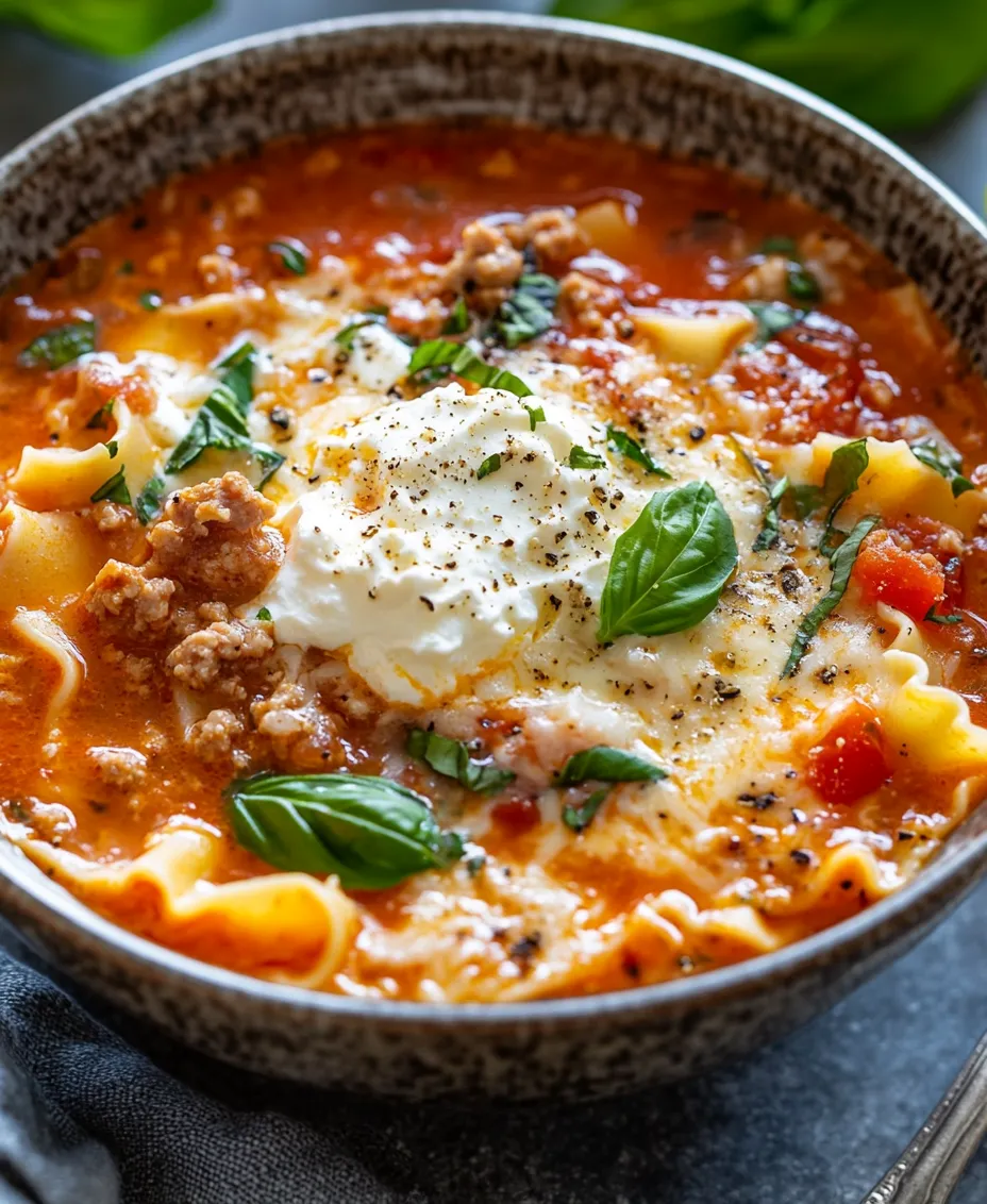 One-pot meals have become increasingly popular for good reason. They save time, reduce kitchen chaos, and make cleanup a breeze. This is especially important during the holiday season when your attention is pulled in multiple directions—decorating the house, wrapping gifts, and attending festive gatherings. With a one-pot meal like this lasagna soup, you can focus on what truly matters: spending quality time with loved ones.