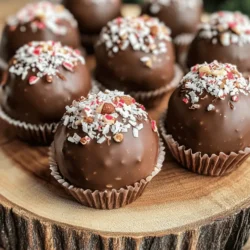 As the festive season approaches, homes are filled with the sweet aromas of baked goods and rich confections. This time of year is synonymous with indulgence and celebration, where families gather to enjoy holiday treats that evoke warmth and nostalgia. Among the myriad of desserts that grace our tables, one particular treat stands out for its delightful simplicity and unmatched flavor: Festive Chocolate Coconut Cream Balls. These luscious bites offer a perfect balance of creamy coconut and rich chocolate, making them an irresistible addition to any holiday spread.