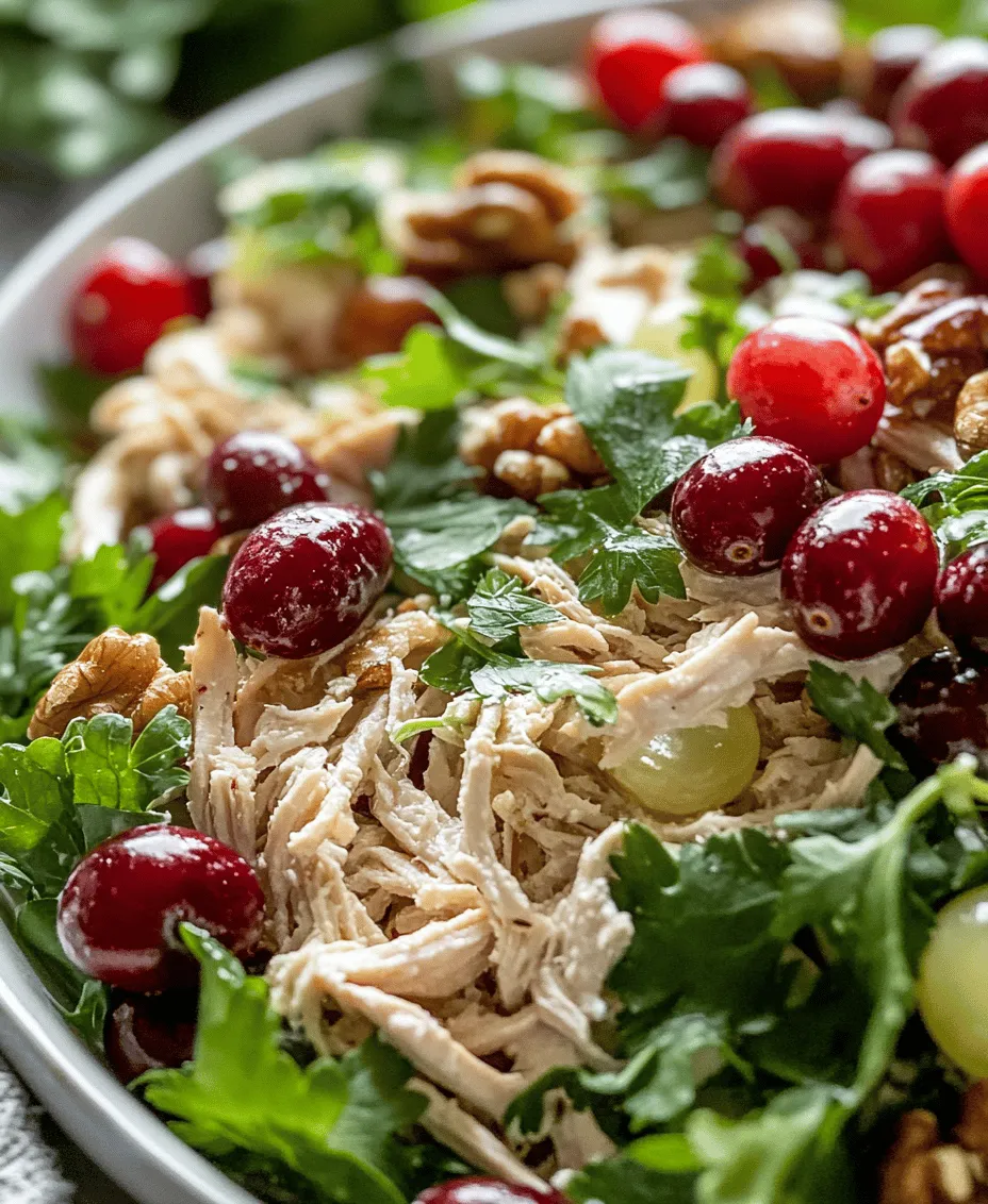 As the holiday season approaches, our thoughts often turn to festive gatherings filled with laughter, love, and of course, delicious food. The significance of holiday recipes extends beyond mere sustenance; they evoke traditions, create memories, and bring families together around the dining table. Among the myriad of dishes that grace our tables during this time, the Christmas Cranberry Chicken Salad stands out as a healthy, vibrant option that not only delights the palate but also adds a splash of color to any festive spread.