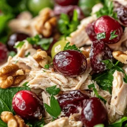 As the holiday season approaches, our thoughts often turn to festive gatherings filled with laughter, love, and of course, delicious food. The significance of holiday recipes extends beyond mere sustenance; they evoke traditions, create memories, and bring families together around the dining table. Among the myriad of dishes that grace our tables during this time, the Christmas Cranberry Chicken Salad stands out as a healthy, vibrant option that not only delights the palate but also adds a splash of color to any festive spread.