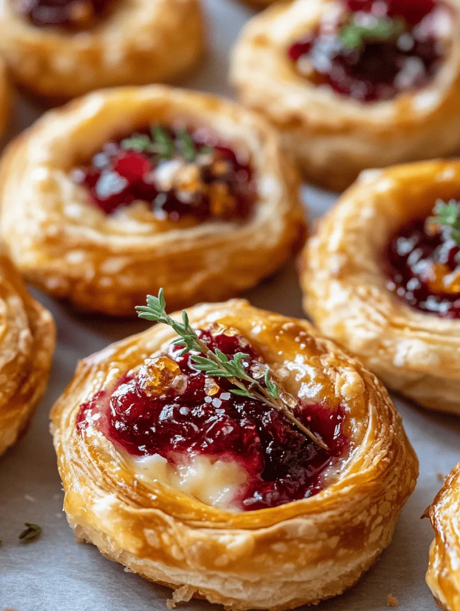 Cranberry Brie Puff Pastry Bites have become a staple in holiday cuisine, celebrated for their exquisite flavor profile and beautiful presentation. The appeal of these bites lies not only in their taste but also in their versatility. They can be served warm as a comforting appetizer or at room temperature, making them ideal for cocktail parties and gatherings where guests may be mingling and sampling various dishes throughout the event.