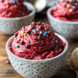 In recent years, edible cookie dough has surged in popularity, becoming a beloved treat for food enthusiasts of all ages. Unlike traditional cookie dough, which is typically discouraged from consumption due to the risk of raw eggs and flour, edible cookie dough is crafted specifically for safe eating. This delightful dessert captures the essence of nostalgia while allowing you to indulge without worry. One particularly festive version that has emerged is the red velvet cookie dough—a vibrant and delicious twist on the classic treat that is perfect for holiday gatherings and celebrations.