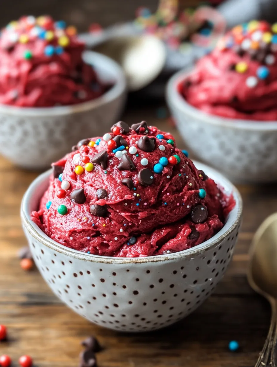 In recent years, edible cookie dough has surged in popularity, becoming a beloved treat for food enthusiasts of all ages. Unlike traditional cookie dough, which is typically discouraged from consumption due to the risk of raw eggs and flour, edible cookie dough is crafted specifically for safe eating. This delightful dessert captures the essence of nostalgia while allowing you to indulge without worry. One particularly festive version that has emerged is the red velvet cookie dough—a vibrant and delicious twist on the classic treat that is perfect for holiday gatherings and celebrations.