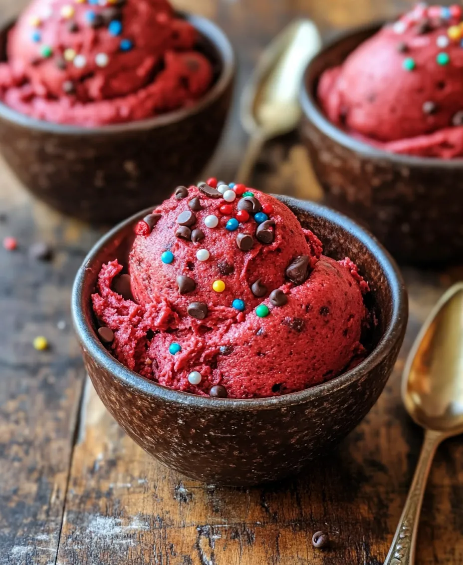 In recent years, edible cookie dough has surged in popularity, becoming a beloved treat for food enthusiasts of all ages. Unlike traditional cookie dough, which is typically discouraged from consumption due to the risk of raw eggs and flour, edible cookie dough is crafted specifically for safe eating. This delightful dessert captures the essence of nostalgia while allowing you to indulge without worry. One particularly festive version that has emerged is the red velvet cookie dough—a vibrant and delicious twist on the classic treat that is perfect for holiday gatherings and celebrations.