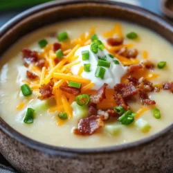 Outback Steakhouse’s potato soup has captured the hearts and taste buds of many with its creamy texture and robust flavor profile. Known for its comforting essence, this soup has become a staple for those seeking warmth and satisfaction in a bowl. The combination of tender potatoes, savory broth, and rich cream creates an indulgent dish that is perfect for any occasion, whether as a starter before a hearty meal or as a stand-alone dinner option.
