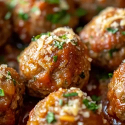 As the holiday season approaches, the warmth and joy of gathering with loved ones become palpable in every home. Recipes that evoke nostalgia and comfort take center stage, reminding us of cherished family traditions and joyful celebrations. Among these treasured dishes, meatballs hold a special place in the heart of holiday cooking. They are versatile, easy to prepare, and can be enjoyed in a variety of ways, making them a favorite at festive gatherings. Enter the "Holiday Onion-Kissed Meatballs," a delightful recipe that combines rich flavors, comforting textures, and a touch of tradition to create a dish that will leave everyone at your table feeling satisfied and happy.
