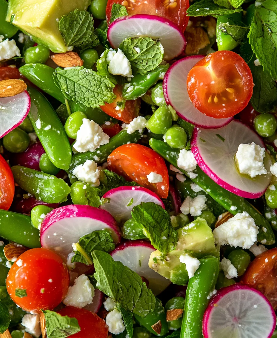 As the holiday season approaches, the quest for vibrant, fresh, and flavorful dishes becomes ever more prominent. One such dish that embodies the essence of seasonal cooking is the <strong>Fresh Snap Pea Holiday Salad</strong>. This delightful salad not only showcases the bright colors of the season but also brings together a medley of fresh ingredients that tantalize the taste buds. With its crisp snap peas, juicy cherry tomatoes, and crunchy cucumbers, this salad is the perfect accompaniment to holiday feasts or a refreshing standalone dish.” /></p>
</p>
<h3>The Role of Acidity in Balancing Flavors</h3>
</p>
<p>Acidity plays a crucial role in elevating the flavors of salads, providing a refreshing contrast to the natural sweetness of fresh ingredients. In the case of the Fresh Snap Pea Holiday Salad, a well-balanced dressing that incorporates an acidic component, such as lemon juice or vinegar, helps to brighten the dish and enhance the overall taste. The sharpness from the acidity harmonizes with the sweet and crunchy snap peas, creating a delightful explosion of flavors with each bite.</p>
</p>
<p>By incorporating acidity, you not only enhance the taste but also stimulate the appetite, making your salad a perfect start to any meal. Various acidic elements can be used, including citrus juices, apple cider vinegar, or even a splash of balsamic vinegar for a sweeter profile. Selecting the right acidity for your dressing will depend on personal preference and the overall flavor profile you wish to achieve.</p>
</p>
<h3>Alternative Dressings for Different Tastes</h3>
</p>
<p>For those looking to customize their Fresh Snap Pea Holiday Salad, there are several alternative dressings that can complement the ingredients beautifully.</p>
</p>
<p>– <strong>Honey Mustard Dressing</strong>: Combine equal parts of honey and Dijon mustard with a splash of apple cider vinegar and olive oil for a sweet and tangy flavor.</p>
<p>– <strong>Creamy Avocado Dressing</strong>: Blend ripe avocado with a bit of yogurt, lime juice, and garlic for a rich, creamy alternative that adds healthy fats.</p>
<p>– <strong>Sesame Ginger Dressing</strong>: Mix toasted sesame oil, soy sauce, and freshly grated ginger for an Asian-inspired twist that pairs well with the crispness of snap peas.</p>
</p>
<p>Experimenting with these dressings allows you to cater to different tastes, ensuring everyone at the table can enjoy the salad.</p>
</p>
<h3>Step-by-Step Salad Preparation</h3>
</p>
<h4>Preparing the Vegetables</h4>
</p>
<p>Start by preparing your fresh vegetables, which are the stars of this salad. Wash the snap peas thoroughly under cold water to remove any dirt or residue. For the best presentation, trim the ends of the snap peas and remove the strings if they have them. Next, slice the radishes and cucumbers into thin rounds or half-moons, depending on your preference. The key here is to maintain uniformity in size, which not only enhances the visual appeal but also ensures a consistent texture throughout the dish.</p>
</p>
<h4>Importance of Uniform Cutting for Visual Appeal and Texture</h4>
</p>
<p>Uniform cutting is vital in salad preparation, as it creates a harmonious look and ensures that every bite delivers a balanced mix of flavors. For instance, if some ingredients are larger than others, it can lead to an uneven experience where certain flavors dominate. By employing a sharp knife and taking your time to chop vegetables into similar shapes and sizes, you’ll elevate the overall presentation of your Fresh Snap Pea Holiday Salad.</p>
</p>
<h4>Techniques for Gentle Tossing to Preserve the Integrity of Ingredients</h4>
</p>
<p>Once your vegetables are prepared, it’s time to combine them. However, tossing salad ingredients requires a gentle touch to prevent bruising or mashing the delicate vegetables. Use your hands or a large salad fork to lift and turn the ingredients rather than aggressively stirring them. This technique allows you to maintain the crunchiness of the snap peas and the freshness of the radishes and cucumbers, providing the delightful texture that makes this salad so enjoyable.</p>
</p>
<h3>Crafting the Dressing</h3>
</p>
<p>The dressing is where the magic happens in any salad. To craft a well-balanced dressing for your Fresh Snap Pea Holiday Salad, begin by combining your chosen acidic element (like lemon juice) with a good-quality olive oil. A typical ratio for a vinaigrette is 1 part acid to 3 parts oil, but feel free to adjust this based on your taste. Add in salt, pepper, and any additional flavorings such as honey or mustard. Whisk the ingredients together vigorously until emulsified, ensuring a smooth and cohesive dressing.</p>
</p>
<h4>Emphasis on the Balance of Flavors in Salad Dressings</h4>
</p>
<p>When crafting your dressing, aim for a balance of flavors: acidity, sweetness, and saltiness. This balance is what will elevate your salad and keep diners coming back for more. If you find the dressing too tangy, add a touch of honey or maple syrup; if it’s too sweet, a bit more acidity will help. Always taste as you go, adjusting until you find your perfect mix.</p>
</p>
<h4>Tips for Adjusting the Dressing to Personal Taste Preferences</h4>
</p>
<p>Remember, everyone has different preferences when it comes to flavors. Some may prefer a zesty kick, while others might favor a milder profile. To cater to different tastes, consider serving the dressing on the side, allowing guests to dress their salads according to their liking. This approach not only enhances individual enjoyment but also keeps the salad crisp for longer.</p>
</p>
<h3>Combining Salad and Dressing</h3>
</p>
<h4>Best Practices for Ensuring Even Coating of Ingredients</h4>
</p>
<p>Once your salad ingredients and dressing are ready, it’s time to combine them. To ensure even coating, pour the dressing over the salad ingredients in a large mixing bowl. Use tongs or a large spoon to gently toss the ingredients together, making sure every piece is well-coated. This method prevents the dressing from pooling at the bottom and ensures that every bite is flavorful.</p>
</p>
<h4>Importance of Timing in Serving After Dressing</h4>
</p>
<p>Timing is essential when it comes to serving a dressed salad. Ideally, you should serve the salad immediately after dressing it to maintain the freshness of the ingredients. If the salad sits too long, the dressing can cause the vegetables to wilt, losing their crispness. For best results, dress the salad right before serving, allowing guests to enjoy the vibrant textures and flavors at their peak.</p>
</p>
<h3>Adding Cheese and Nuts</h3>
</p>
<h4>Techniques for Incorporating Delicate Ingredients Without Mashing</h4>
</p>
<p>If you’re including cheese, such as crumbled feta or shaved Parmesan, add it gently after tossing the salad. Use your fingers to sprinkle the cheese over the top rather than mixing it in too vigorously, which can lead to mashing and clumping.</p>
</p>
<p>When incorporating nuts, such as toasted almonds or walnuts, sprinkle them on top as well. This approach allows them to retain their crunch and adds a delightful texture contrast to the salad. Both cheese and nuts contribute to the flavor complexity and nutritional value of the salad.</p>
</p>
<h4>Suggestions for Alternative Toppings Based on Dietary Preferences</h4>
</p>
<p>Consider your guests’ dietary preferences when selecting toppings. For a vegan option, you can substitute the cheese with nutritional yeast or omit it altogether. If someone has nut allergies, consider adding seeds like pumpkin or sunflower seeds for a similar crunch without the allergy risk. Flexibility in toppings ensures that everyone can enjoy this beautiful salad.</p>
</p>
<h3>Final Touches and Serving Suggestions</h3>
</p>
<h4>Importance of Garnishing for Presentation</h4>
</p>
<p>Garnishing is the final touch that elevates your Fresh Snap Pea Holiday Salad from simple to stunning. Consider adding fresh herbs like dill or parsley for a pop of color and added flavor. A sprinkle of sesame seeds or a drizzle of balsamic glaze can also enhance the visual appeal and flavor profile.</p>
</p>
<h4>Serving Temperature Considerations for Maximum Flavor Enjoyment</h4>
</p>
<p>Serve your salad chilled or at room temperature for the best flavor experience. If the salad has been refrigerated, allow it to sit out for a few minutes before serving to bring it closer to room temperature. This approach helps to enhance the flavors and makes for a more enjoyable tasting experience.</p>
</p>
<h3>Nutritional Benefits of the Salad</h3>
</p>
<p>The Fresh Snap Pea Holiday Salad is not only delicious but also packed with nutritional benefits.</p>
</p>
<p>– <strong>Snap Peas</strong>: High in vitamins A, C, and K, snap peas are a great source of fiber, making them an excellent choice for digestive health.</p>
<p>– <strong>Radishes</strong>: These crunchy veggies are low in calories and high in antioxidants, which can help reduce inflammation and promote overall health.</p>
<p>– <strong>Cucumbers</strong>: With their high water content, cucumbers are hydrating and provide essential vitamins and minerals.</p>
<p>– <strong>Feta Cheese</strong>: Feta adds a dose of protein and calcium, contributing to bone health.</p>
</p>
<p>This salad can easily fit into a balanced diet, offering a variety of nutrients while being low in calories. However, it’s essential to consider potential allergies and dietary restrictions, such as lactose intolerance or nut allergies, when crafting this salad for gatherings.</p>
</p>
<h3>Versatility of the Fresh Snap Pea Holiday Salad</h3>
</p>
<p>The Fresh Snap Pea Holiday Salad is highly versatile and can be paired with a variety of main dishes. It makes a delightful accompaniment to roasted chicken, grilled fish, or a hearty vegetarian quiche. Additionally, it can serve as a refreshing side for holiday meals, potlucks, or casual dinners with friends.</p>
</p>
<h4>Suggestions for Pairing with Main Dishes for Holiday Meals</h4>
</p>
<p>For a holiday feast, consider serving this salad alongside glazed ham or a classic turkey. The fresh and vibrant flavors of the salad provide a lovely contrast to richer main dishes, ensuring a well-rounded meal.</p>
</p>
<h4>Ideas for Adapting the Recipe for Different Seasons or Dietary Needs</h4>
</p>
<p>This salad is not limited to holiday gatherings. In spring and summer, consider adding seasonal fruits like strawberries or peaches for a sweet twist. For fall, roasted butternut squash could be a delicious addition. The adaptability of this salad allows it to shine throughout the year.</p>
</p>
<h3>Serving This Salad at Various Occasions Beyond Holidays</h3>
</p>
<p>The Fresh Snap Pea Holiday Salad is perfect for any occasion. Whether it’s a summer barbecue, a picnic in the park, or a light lunch, this salad can easily transition to various settings. Its light and refreshing nature make it an ideal choice for warm weather gatherings, while its vibrant colors can brighten any table.</p>
</p>
<h3>Conclusion</h3>
</p>
<p>The Fresh Snap Pea Holiday Salad is a delightful blend of textures and flavors, making it an appealing addition to any meal. Packed with nutrients and versatile enough to adapt to various dietary preferences, this salad is a celebration of fresh, wholesome ingredients.</p>
</p>
<p>I encourage you to experiment with the recipe, adjusting it to suit your taste and the preferences of those you share it with. The joy of creating and sharing wholesome meals is one of the greatest pleasures in cooking, and this salad is a perfect example of how simple ingredients can come together to create something truly special. Enjoy the freshness, and happy cooking!</p>
</div>