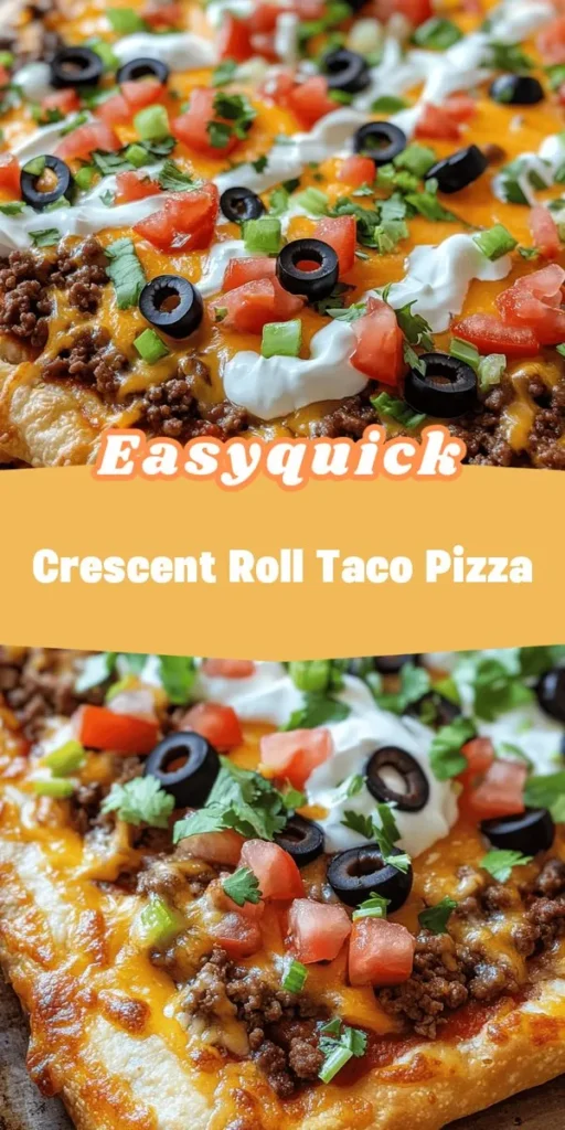 Brighten up your lunch routine with this delicious vegetarian option, featuring a crispy crescent roll crust topped with your favorite taco flavors. Perfect for those seeking a low-carb lunch, this creative dish is both satisfying and easy to prepare, making it a fantastic choice for busy days. Afterka offers a unique twist that will keep your taste buds excited! VegetarianLunch LowCarbLunch CrescentRollPizza HealthyEating TacoTuesday QuickRecipes FlavorfulDishes