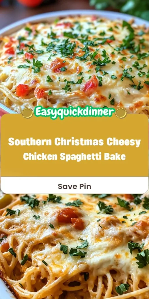 Looking for easy lunch recipes that are both satisfying and quick to prepare? This Southern Christmas Cheesy Chicken Spaghetti Bake is perfect for meal prep, allowing you to enjoy a flavorful dish any day of the week. Give it a try and add a touch of comfort to your lunch routine with afterka. EasyLunchRecipes MealPrep HealthyEating ComfortFood SouthernCooking QuickRecipes FamilyMeals