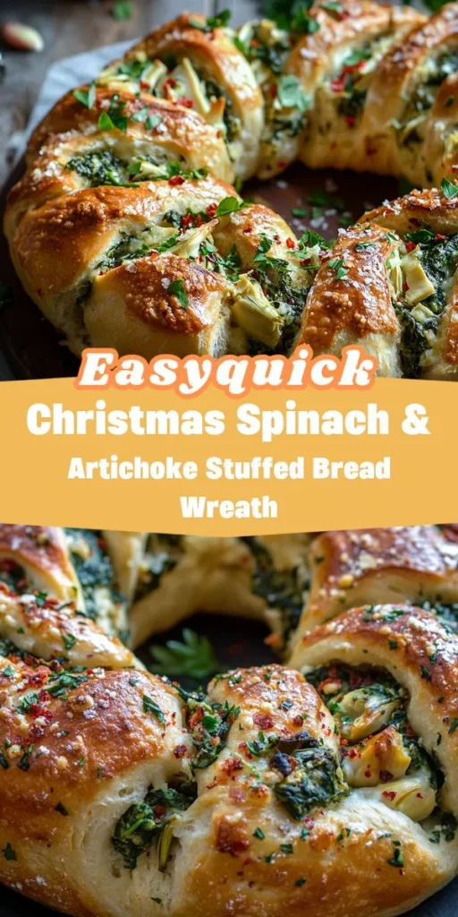 Looking for easy lunch recipes that make meal prep a breeze? Try creating a scrumptious bread wreath filled with spinach and artichokes for a quick meal thats sure to impress. This festive centerpiece not only tastes amazing but also adds a touch of holiday charm to your table! EasyLunchRecipes QuickMealPrep FestiveFood HolidayCooking SpinachArtichoke Afterka FoodieFun