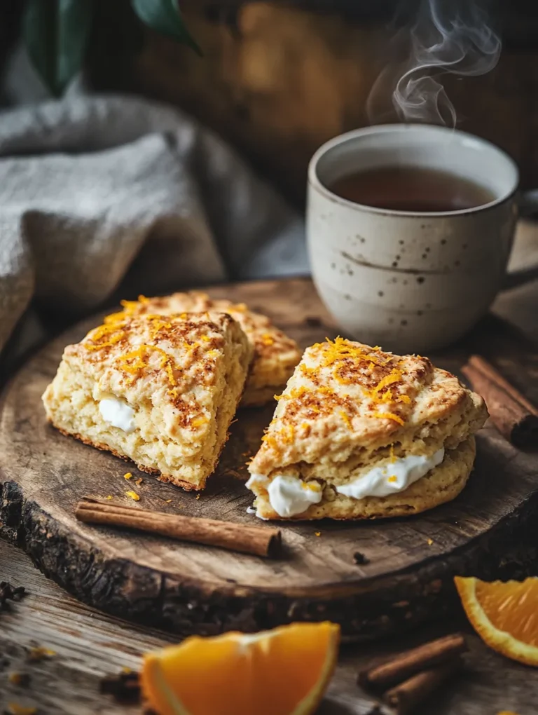 Scones hold a cherished place in tea culture, often evoking images of quaint tea rooms and elegant afternoon gatherings. These delightful baked goods, with their tender crumb and slightly crisp exterior, are the perfect accompaniment to a warm cup of tea. While traditional scones are often enjoyed in their plain or fruity forms, the culinary world has embraced innovation, leading to exciting flavor combinations that elevate this classic treat. One such delightful creation is the Zesty Orange Chai Scone, which infuses the beloved texture of scones with the invigorating flavors of zesty orange and aromatic chai spices.