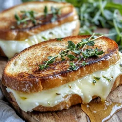 Grilled cheese sandwiches have long held a cherished spot in the hearts of food lovers around the world. This classic comfort food is synonymous with nostalgia, often evoking memories of childhood lunches and cozy evenings. While the traditional version of grilled cheese is delightful in its own right, the culinary world has seen a surge in creative variations that elevate this humble sandwich to gourmet status. One such twist is the Heavenly Goat Cheese Grilled Cheese, a sophisticated take that combines the creamy, tangy notes of goat cheese with the rich flavors of sharp white cheddar and a hint of sweetness from honey.