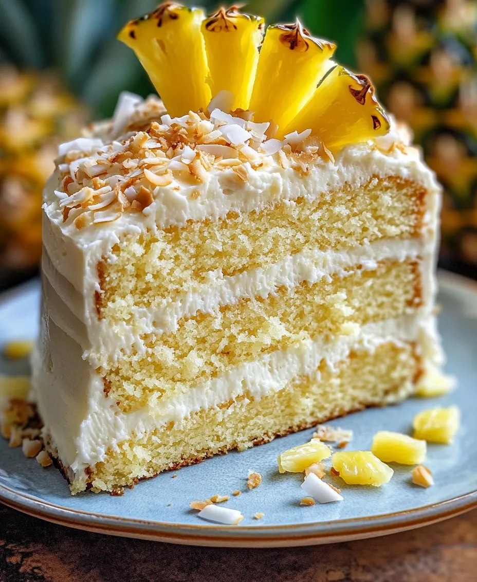 As the warm sun shines down and the days grow longer, the allure of tropical desserts becomes irresistible. With their vibrant flavors and refreshing ingredients, tropical sweets transport you to a sun-kissed paradise, even if you're enjoying them in your own kitchen. Among these delightful treats, the Tropical Paradise Pineapple Coconut Cake stands out not just for its stunning appearance but also for its exquisite taste, combining the lusciousness of pineapple with the rich, creamy notes of coconut. This cake is a celebration of island flavors and is perfect for summer gatherings, birthday parties, or simply as a special indulgence on a warm afternoon.