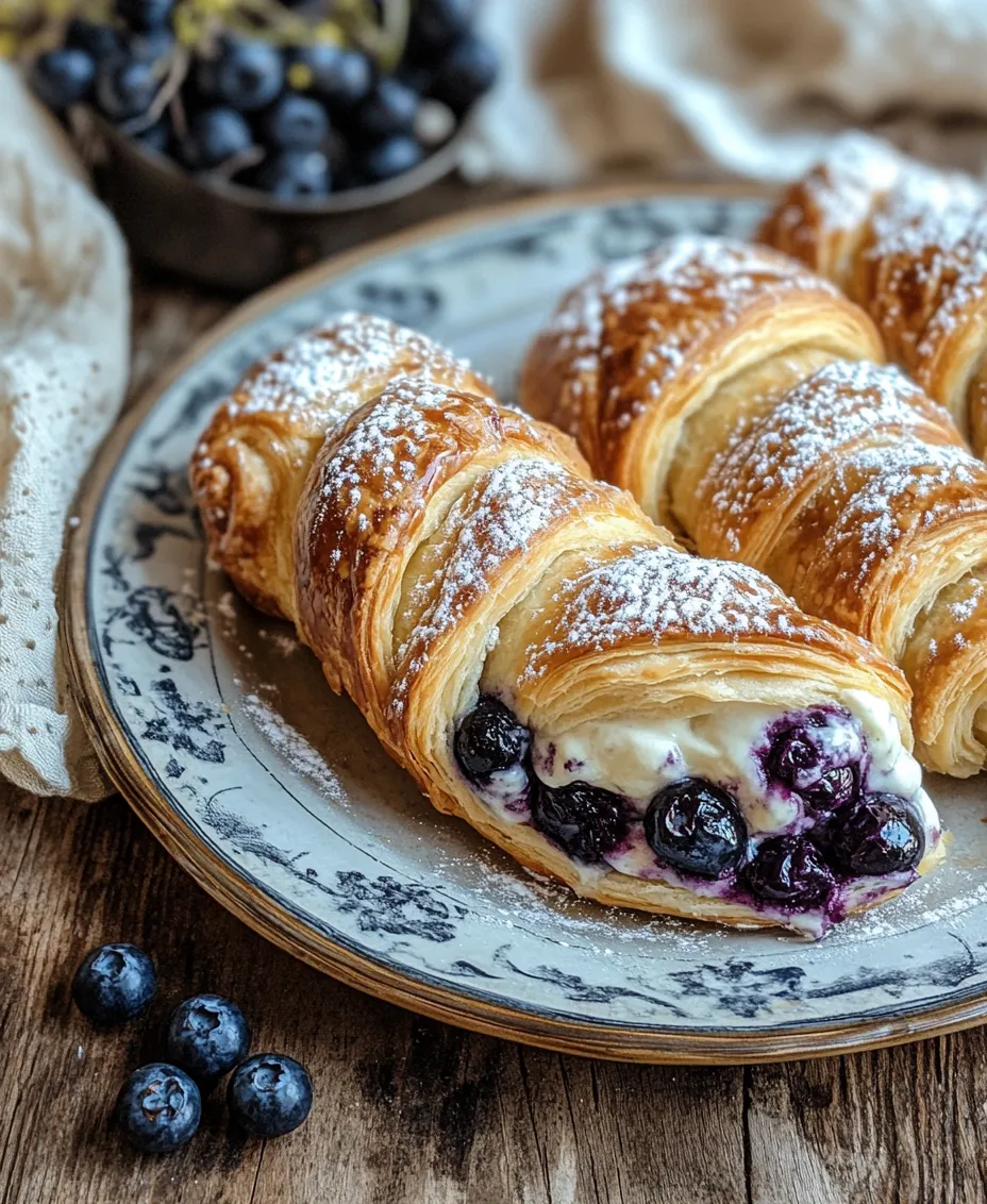 Desserts have a magical way of bringing people together, and the Blueberry Cheesecake Crescent Rolls are no exception. This delightful treat marries the creamy richness of cheesecake with the flaky, buttery goodness of crescent rolls, creating a dessert that is both indulgent and satisfying. Whether you are hosting a brunch, having a family gathering, or simply treating yourself, these crescent rolls filled with sweetened cream cheese and fresh blueberries are sure to impress.