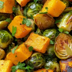 In recent years, air fryers have taken the culinary world by storm, becoming a staple in kitchens around the globe. Their popularity stems from the promise of crispy, delicious food without the guilt associated with traditional frying methods. With the ability to cook a variety of foods using significantly less oil, air fryers offer a healthier alternative while maintaining that satisfying crunch we all crave. Today, we’ll explore a delightful recipe that showcases the versatility of the air fryer: Crispy Air Fryer Butternut Squash & Brussels Sprouts. This dish is not only visually appealing but also packed with flavor and nutrition, making it an ideal side dish for any meal.