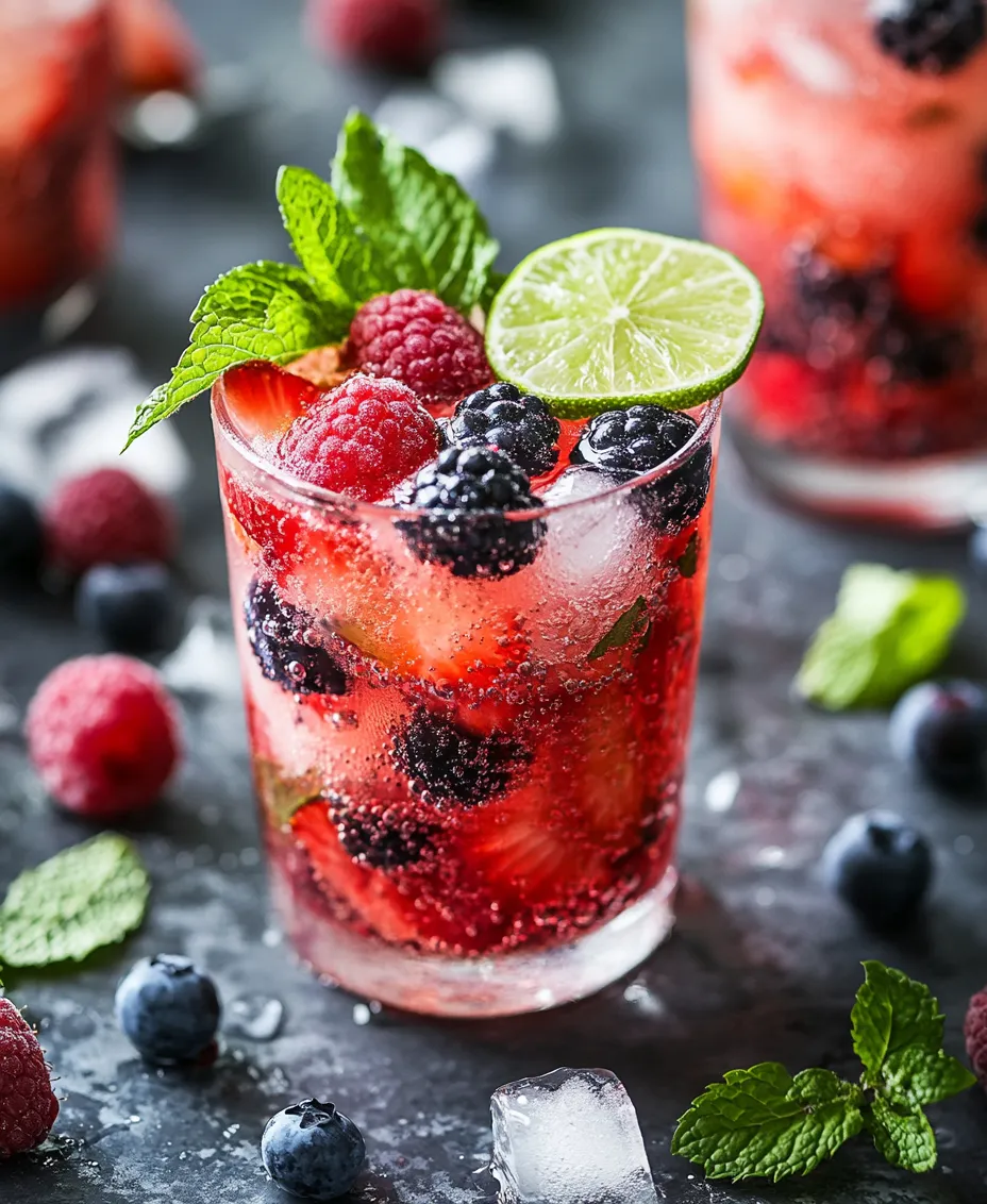 As the holiday season approaches, homes across the world start to radiate a festive spirit filled with joy, laughter, and the warmth of family gatherings. Christmas, in particular, is a time when loved ones come together to celebrate not just the season but also the essence of togetherness and cheer. While traditional alcoholic beverages may often take center stage during these festivities, there is a growing appreciation for mocktails—delicious, non-alcoholic beverages that can be enjoyed by everyone, regardless of age. This is where the Merry Berry Christmas Mocktail shines, offering a refreshing and vibrant alternative that embodies the spirit of the season.