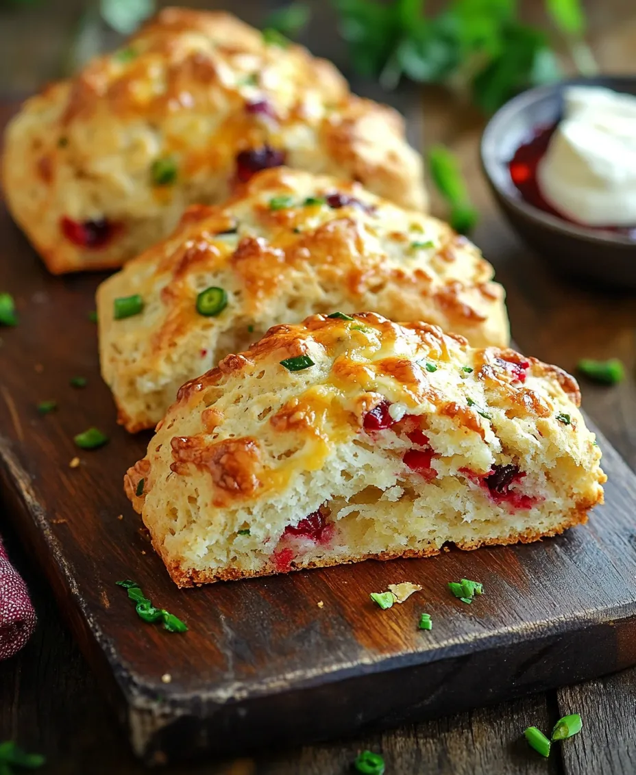 When crafting a recipe that brings together contrasting flavors, it's essential to strike the right balance. The combination of sweetness and spice is a culinary favorite, and nowhere is this more evident than in the Cranberry Jalapeño Dip Scones. Dried cranberries lend their natural sweetness to the mix, acting as a counterpoint to the heat of the jalapeños. This balance is crucial; the sweetness of the cranberries softens the sharpness of the jalapeños, creating a harmonious flavor that dances on the palate.