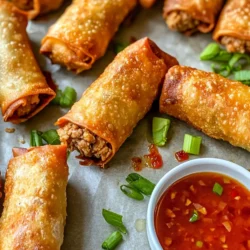 In recent years, there has been a notable shift towards healthier versions of classic comfort foods. As many individuals strive to maintain a balanced diet while still enjoying their favorite dishes, the culinary world has responded with innovative recipes that deliver both taste and nutrition. Among these, Crispy Baked Turkey Egg Rolls have gained significant popularity. This delightful dish offers a nutritious and delicious alternative to traditional fried egg rolls, retaining all the satisfying crunch and flavor without the added guilt.