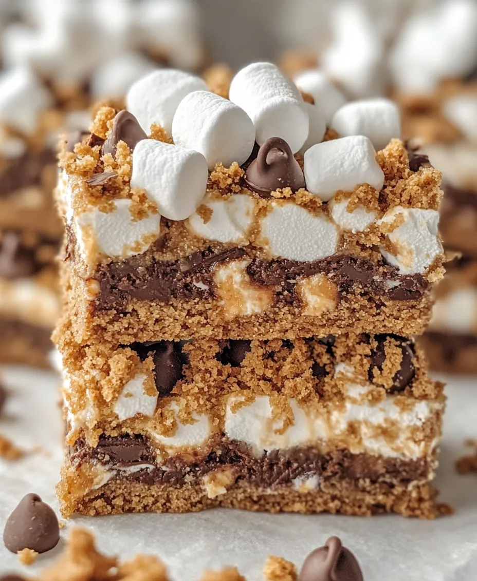S’mores Magic Cookie Bars are a delightful twist on the classic campfire treat that many of us have enjoyed during summer nights under the stars. These bars encapsulate the nostalgic flavors of graham crackers, gooey marshmallows, and rich chocolate in a convenient, portable form that can be enjoyed year-round. With their enticing layers and harmonious blend of textures, S’mores Magic Cookie Bars are not only a feast for the palate but also a treat for the eyes, making them a perfect addition to any dessert table or potluck.