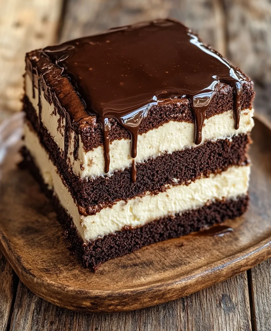 Italian Love Cake is an enchanting dessert that captures the essence of Italian-American cuisine. This cake, renowned for its delightful combination of rich chocolate and creamy cheese layers, is not just a feast for the taste buds but also a treat for the eyes. The two-layered structure of this cake presents a stunning visual contrast, making it an impressive centerpiece for any occasion. Its unique flavor profile, blending the deep richness of chocolate with the smooth, tangy creaminess of cheese, is nothing short of irresistible.