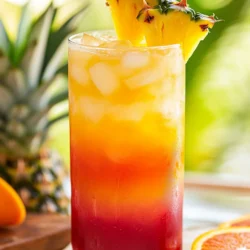 Indulge in the vibrant flavors of the Caribbean with the Tropical Paradise Rum Punch. This refreshing cocktail is perfect for summer gatherings, beach parties, or simply unwinding after a long day. With its delightful blend of light rum, coconut rum, and tropical juices, this punch transports you to a sunny paradise with every sip. Whether you need a signature drink for a festive occasion or just want to escape to a tropical oasis from the comfort of your home, this rum punch is sure to impress.