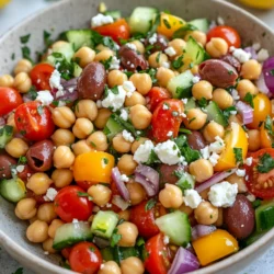 The Mediterranean diet is renowned not only for its delicious flavors but also for its remarkable health benefits. Emphasizing whole grains, healthy fats, fresh fruits, and vegetables, this diet has been linked to improved heart health, weight management, and overall well-being. Among the many vibrant dishes that embody this culinary tradition, the Mediterranean Chickpea Salad stands out as a particularly refreshing and nutritious option.