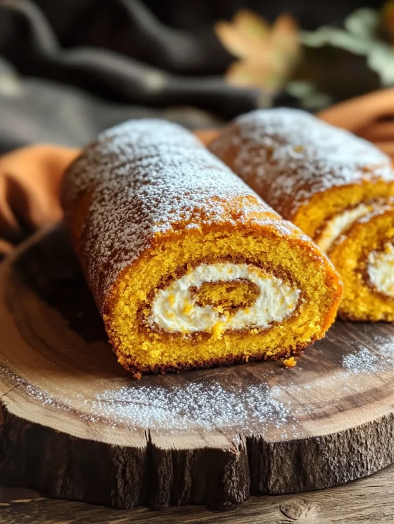 As the leaves begin to change color and the air turns crisp, the allure of pumpkin-flavored desserts comes to the forefront of our culinary imaginations. This seasonal favorite has become an iconic symbol of autumn, showcasing the versatility and rich flavor of pumpkin in a variety of delectable treats. Among these, the Pumpkin Roll Delight stands out as a festive and visually stunning dessert that captures the essence of fall in every slice.