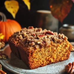 As the leaves turn vibrant shades of orange and gold, and the air becomes crisp and refreshing, it’s the perfect time to indulge in seasonal flavors that evoke warmth and comfort. One of the quintessential treats to celebrate autumn is Cinnamon Streusel Pumpkin Bread. This delightful recipe encapsulates the essence of fall with its inviting blend of spices and rich pumpkin flavor. Whether you’re enjoying a slice with your morning coffee or sharing it with friends at a gathering, this bread promises to fill your home with the irresistible aroma of cinnamon, nutmeg, and all things cozy.