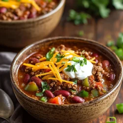 Chili is more than just a dish; it embodies warmth, comfort, and a sense of home. For many, it represents cozy nights spent with loved ones, where laughter fills the air and the aroma of simmering spices tantalizes the senses. When it comes to classic comfort foods, few can compete with a bowl of hearty chili, especially when it is prepared in a convenient and effortless manner. Our recipe for Spicy Delight: Hearty Crockpot Chili for 2 stands out as a flavorful blend of spices, beans, and meat, designed for those times when you want to indulge in something satisfying without the fuss.