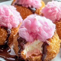The magic of Crispy Cotton Candy Cheesecake Bombs lies in their carefully selected ingredients. Each component plays a crucial role in creating the perfect balance of flavor and texture, elevating this dessert from ordinary to extraordinary.