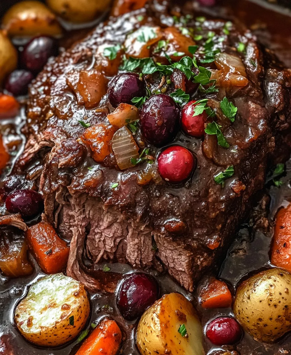 As the holiday season approaches, the air fills with the tantalizing aromas of festive meals that bring family and friends together. One dish that perfectly embodies the spirit of this time is the Festive Cranberry Pot Roast. A delightful fusion of traditional flavors and seasonal ingredients, this pot roast not only serves as a centerpiece for your holiday table but also creates an unforgettable dining experience that warms the heart and soul.