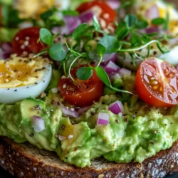 In recent years, avocado-based dishes have taken the culinary world by storm, captivating food enthusiasts with their rich flavor, creamy texture, and versatility. From avocado toast to guacamole, the humble avocado has successfully carved its niche in modern cuisine. Among the myriad of avocado recipes, the Creamy Egg Avocado Salad stands out as a delicious and nutritious option that combines the creaminess of avocados with the wholesome goodness of eggs. This salad is not just a feast for the taste buds; it is also a powerhouse of nutrition.