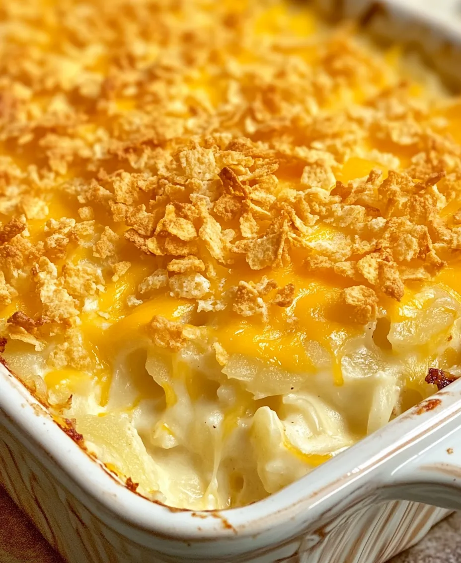 The foundation of any great recipe is its ingredients. Let’s delve into the key components of the Cheesy Hashbrown Casserole and examine how each plays a pivotal role in bringing this dish to life.