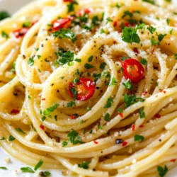 Spaghetti Aglio e Olio is a beloved traditional Italian dish that showcases the beauty of simplicity. Originating from Naples, this classic recipe combines just a few key ingredients—spaghetti, garlic, olive oil, and chili flakes—into a delightful meal that highlights the essence of Italian cooking. The dish is renowned for its rich flavors and the aromatic qualities of freshly sautéed garlic, making it a staple in households across Italy and beyond.