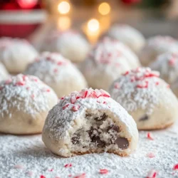 Welcome to the delightful world of holiday baking, where the aromas of spices, sweets, and festive cheer fill the air. As the holiday season approaches, the search for the perfect cookie to share with family and friends becomes a priority for many. Among the plethora of options, Mint Chocolate Chip Snowball Cookies stand out as a true festive favorite. These cookies beautifully combine the refreshing flavor of mint with the rich sweetness of chocolate, making them a perfect treat for holiday gatherings or a thoughtful gift for loved ones.